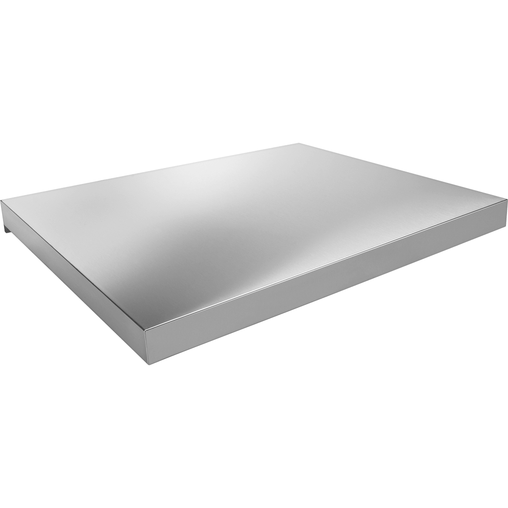 Jennair W10136976 25 Cu. Ft. Freestanding Side-By-Side Refrigerator Top Cap - Stainless Steel