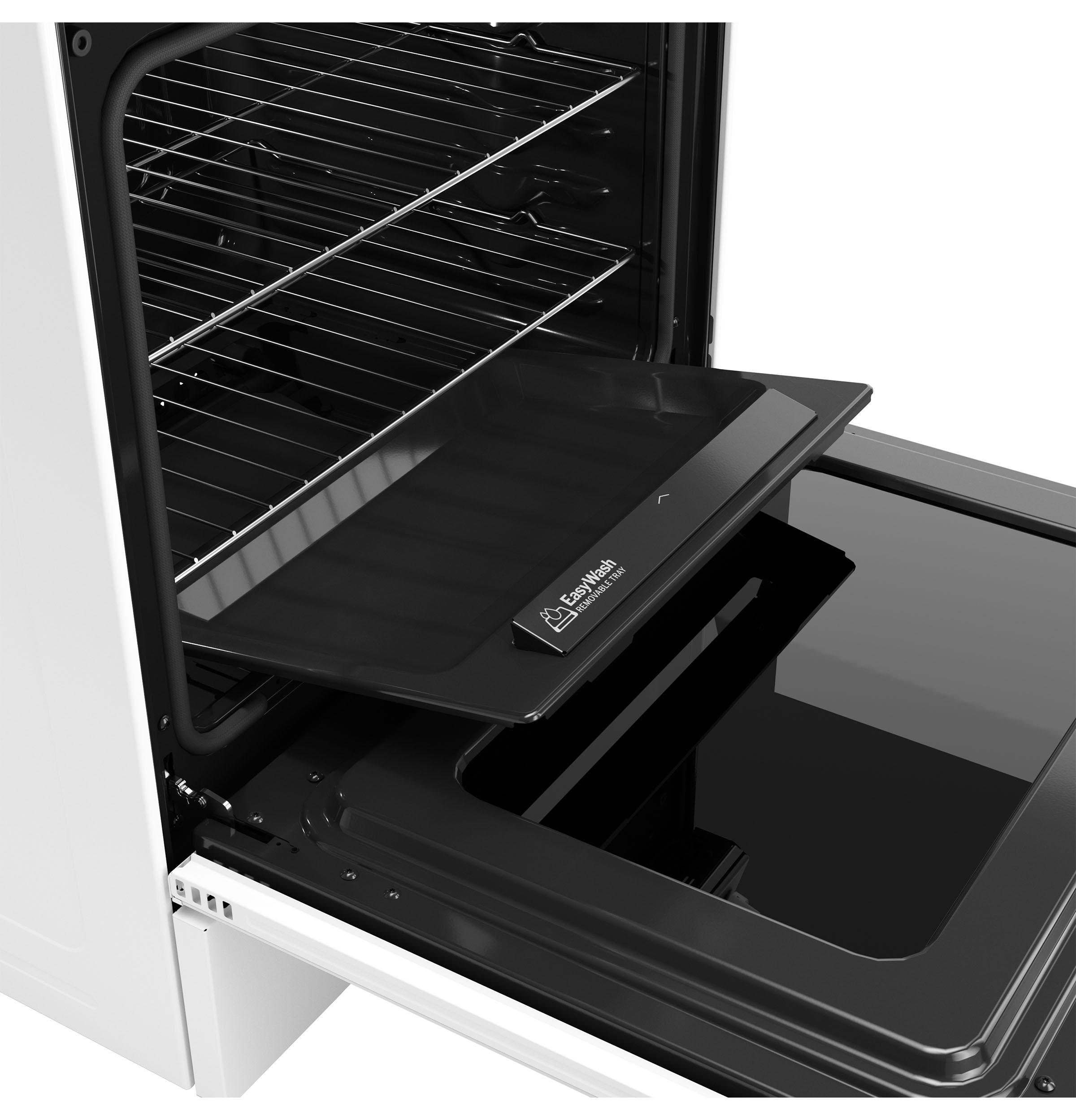 Ge Appliances GGS600AVWW Ge® 30" Slide-In Front-Control Convection Gas Range With No Preheat Air Fry And Easywash™ Oven Tray