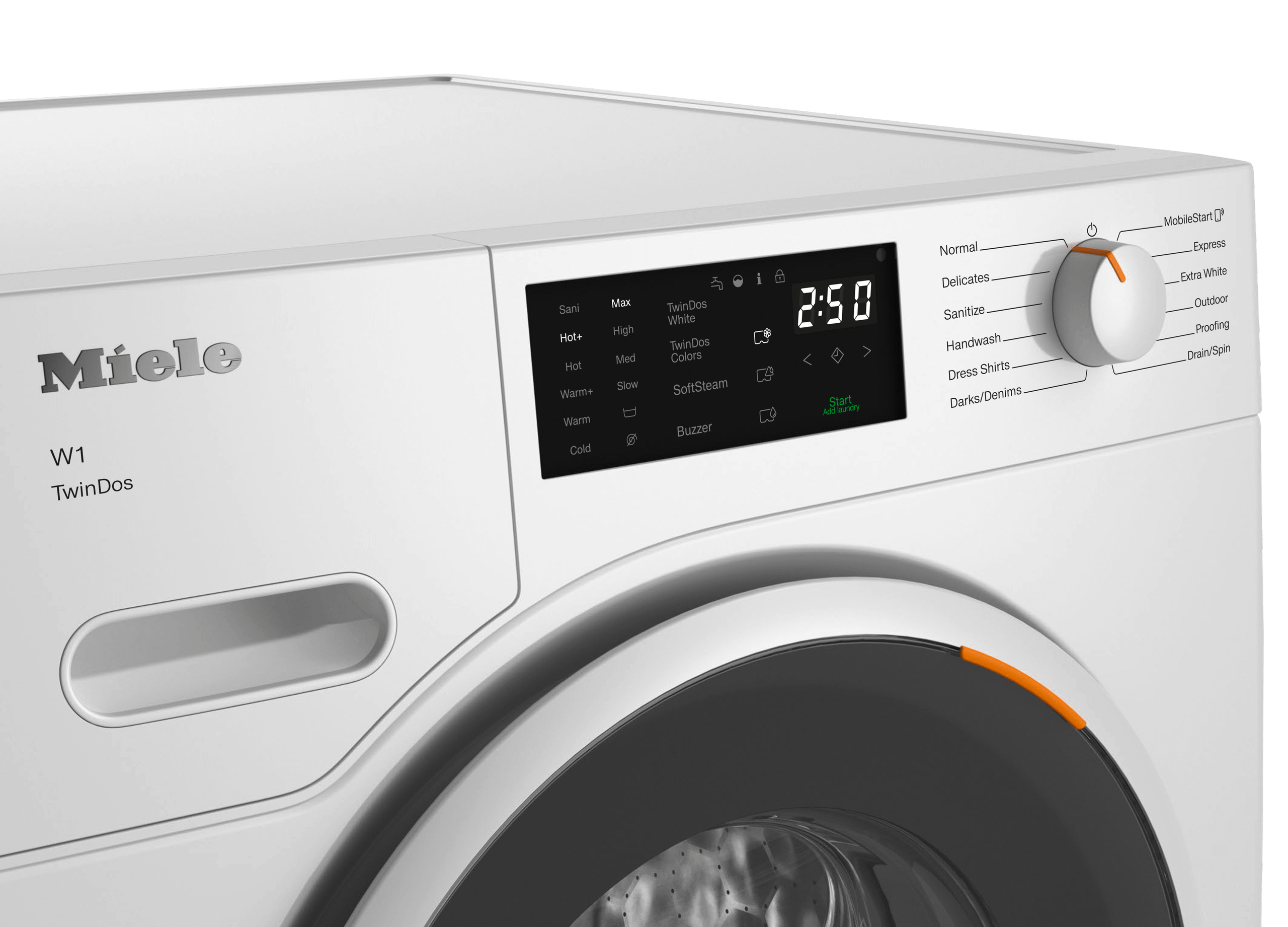 Miele WWD660WCS Wwd660 Wcs Tdos Lotus White - W1 Front-Loading Washing Machine: 8 Kg 1600 Rpm Auto Dosing Pre-Ironing Miele@Home Capdosing