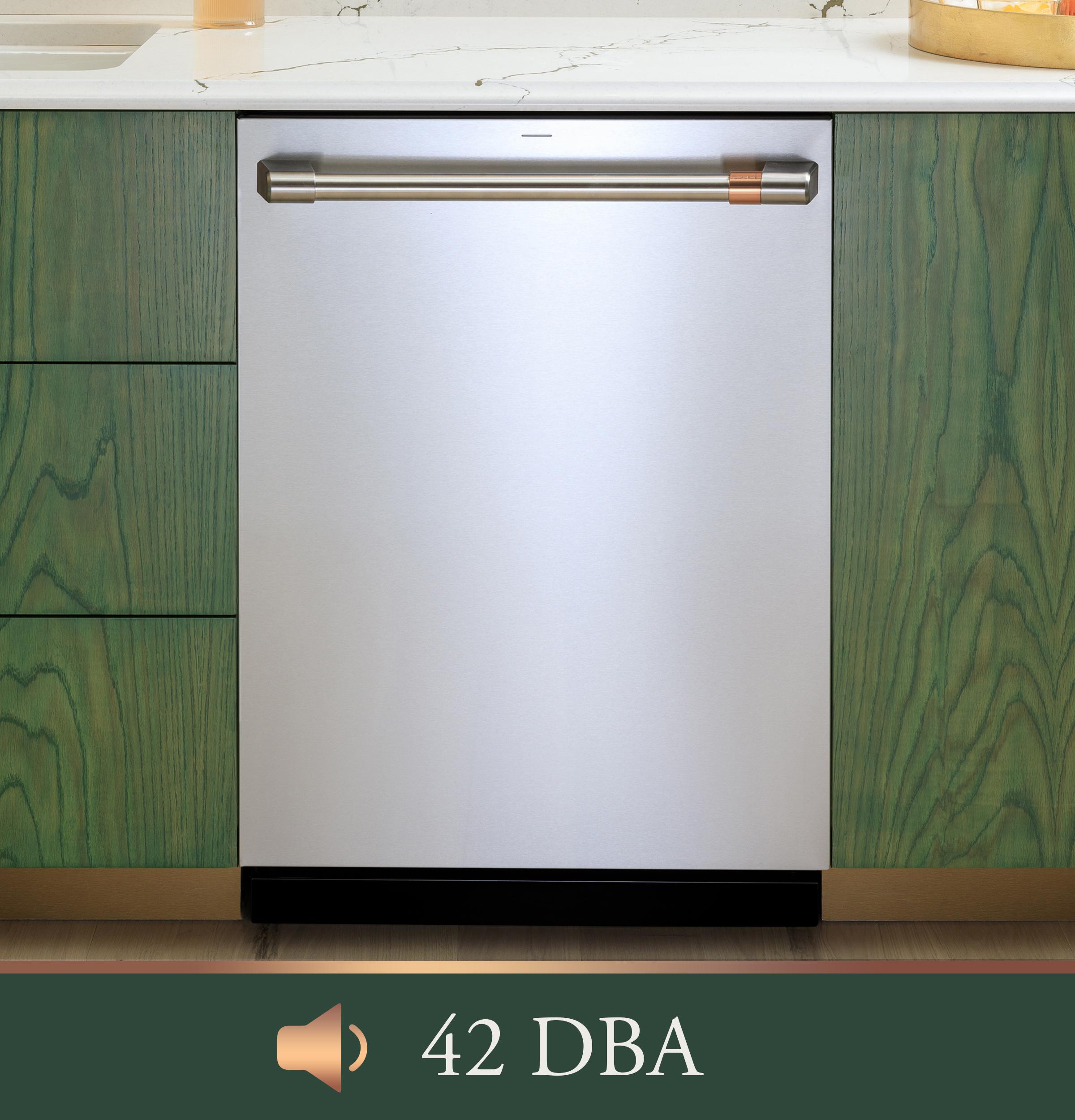Cafe CDT828P2VS1 Café™ Customfit Energy Star Stainless Interior Smart Dishwasher With Ultra Wash & Dry, 42 Dba