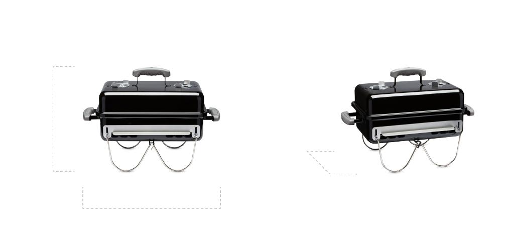 Weber 1500763 Go-Anywhere® Charcoal Grill - Black