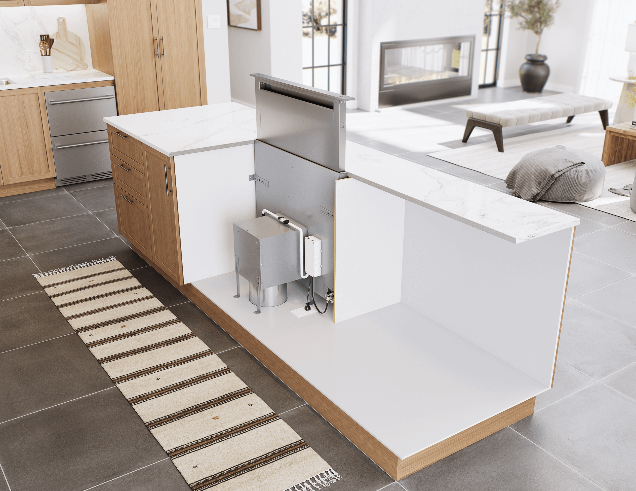 Zephyr ZTVE36AS Treviso Downdraft, 14