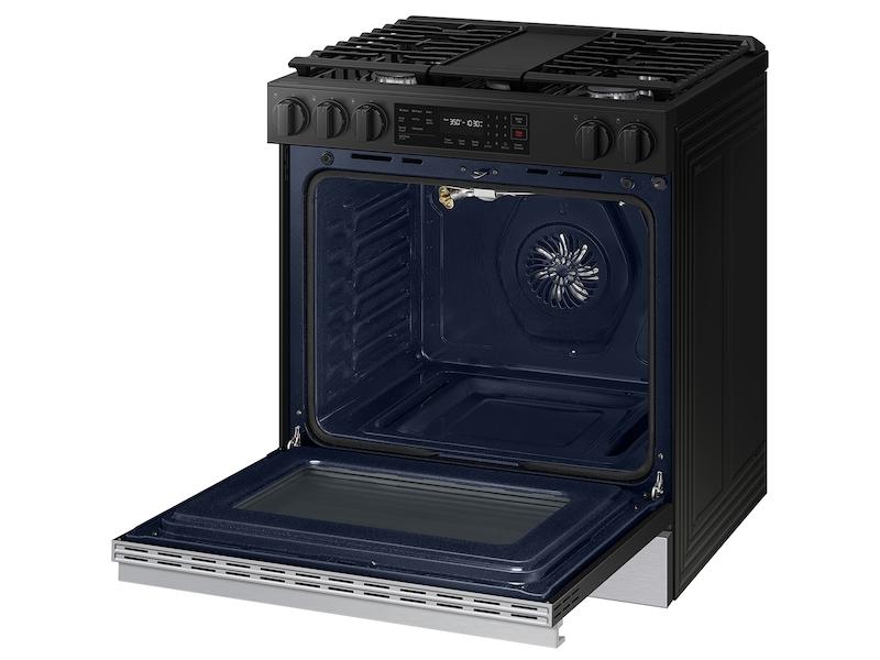 Samsung NSG6DG8300SR Bespoke 6.0 Cu. Ft. Smart Slide-In Gas Range With Air Fry & Precision Knobs In Stainless Steel