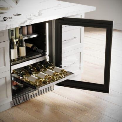 Silhouette SPRWBC052D3SS Silhouette Pro Gen 3 - 24" Built-In Wine And Beverage Center In Stainless Steel