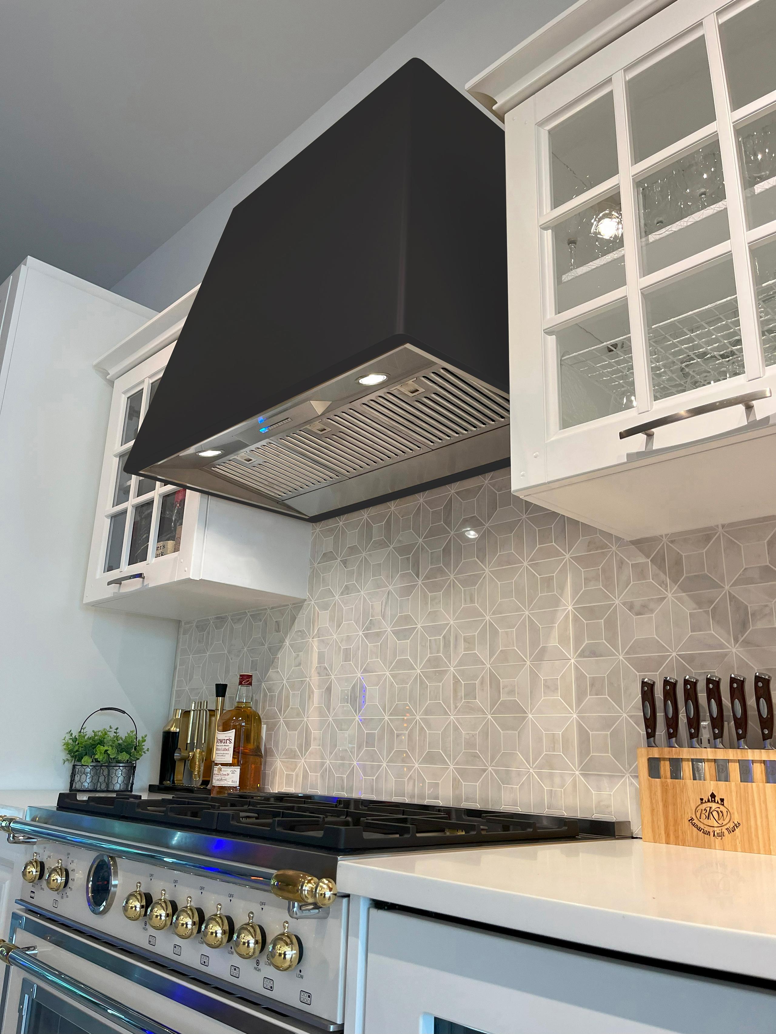 Xo Appliance XOVD148MB Xo 48In Designer Hood Matte Black