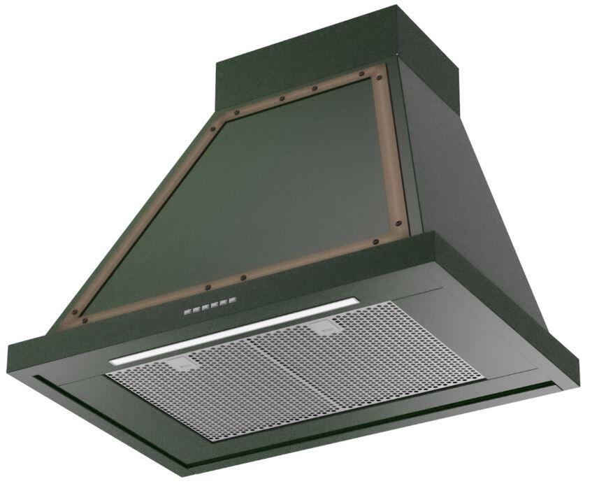 Ilve UANB30EGB Nostalgie 30 Inch Emerald Green Wall Mount Convertible Range Hood