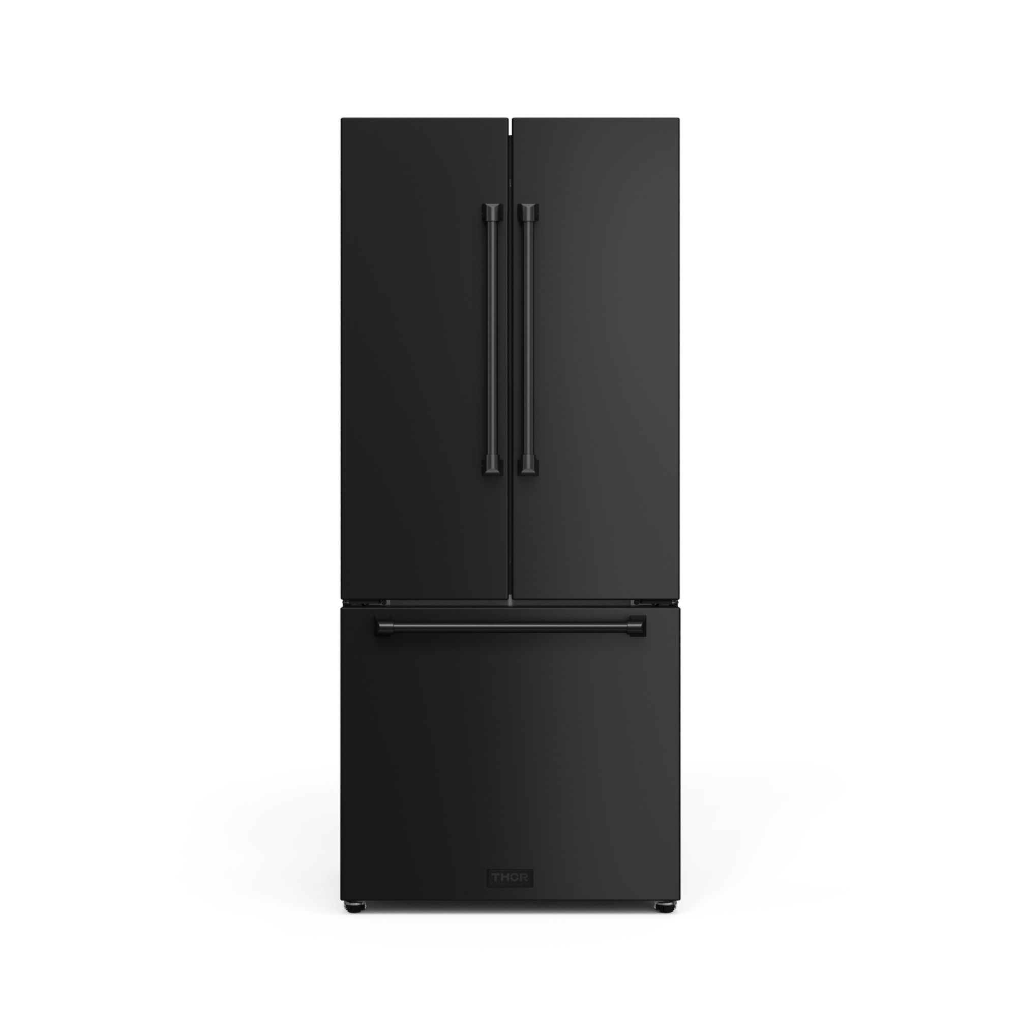 Thor Kitchen RF3017FFD00 30 Inch 17.7 Cu Ft French Door Counter Depth Refrigerator With Ice Maker In Black Gordon Ramsay Series - Rf3017Ffd00