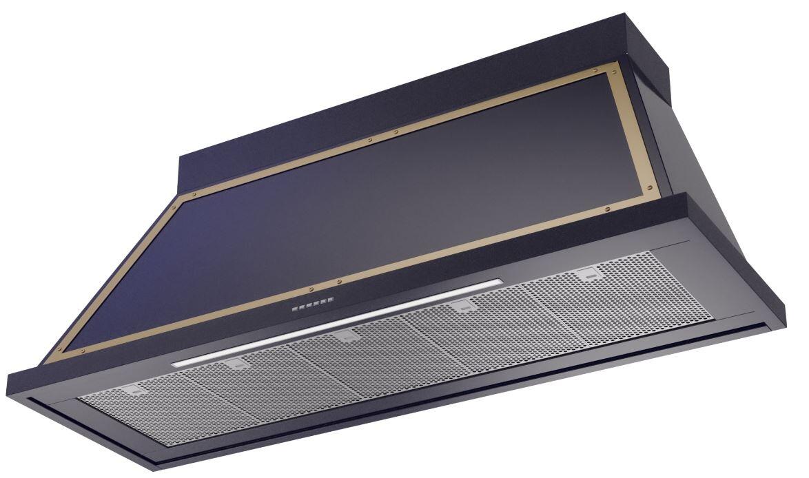 Ilve UANB60MBG Nostalgie 60 Inch Blue Wall Mount Range Hood