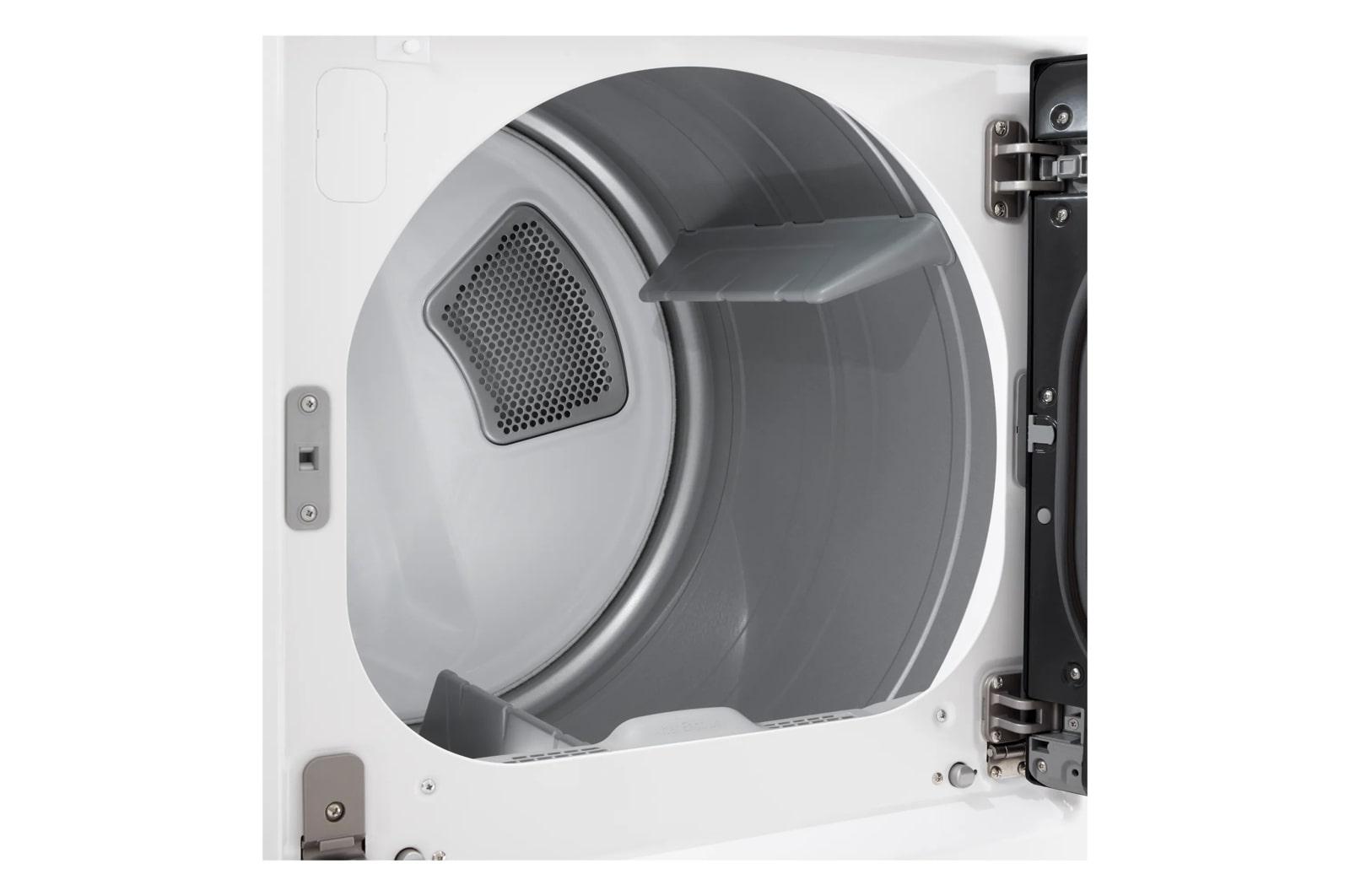 Lg DLGX8601WE 7.3 Cu.Ft. Ultra Large High Efficiency Gas Turbosteam™ Lg Easyload™ Door, Wi-Fi Connectivity, White