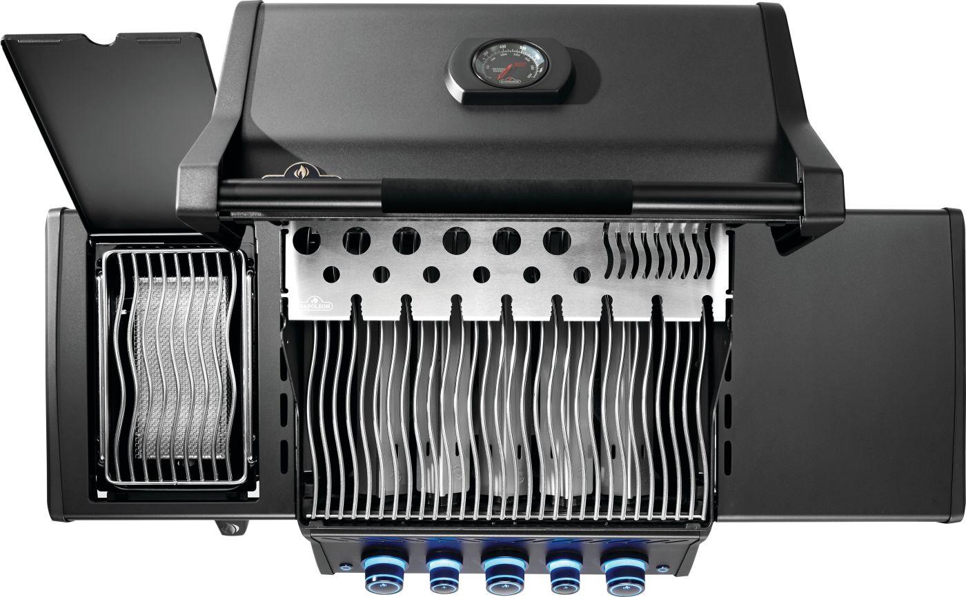 Napoleon Bbq RPS425RSIBNK2PHM Phantom Rogue Pro-S 425 Rsib With Infrared Side And Rear Burner , Natural Gas, Matte/Matt Black