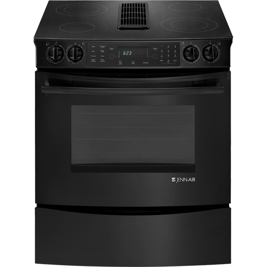Jennair JES9800CAB Slide-In Electric Downdraft Range With Convection, 30