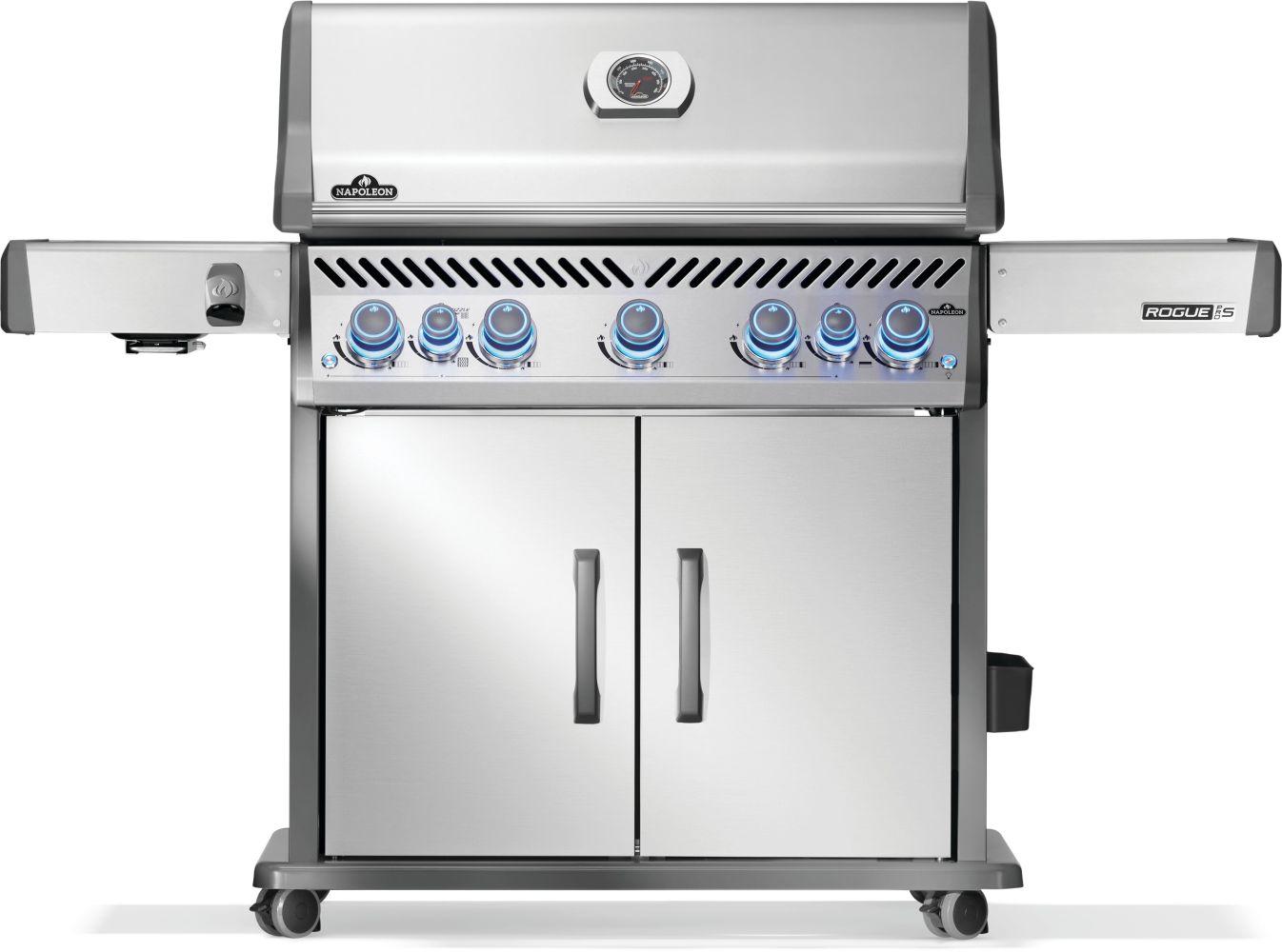 Napoleon Bbq RPS625RSIBPSS2 Rogue Pro-S 625 Rsib With Infrared Side And Rear Burner , Propane, Stainless Steel