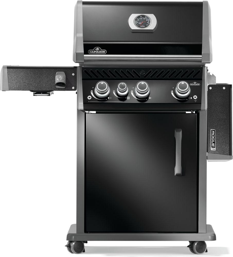 Napoleon Bbq RP425SIBPK2 Rogue Pro 425 Sib With Infrared Side Burner , Propane, Black