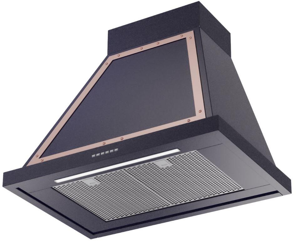 Ilve UANB30MBP Nostalgie 30 Inch Blue Wall Mount Range Hood