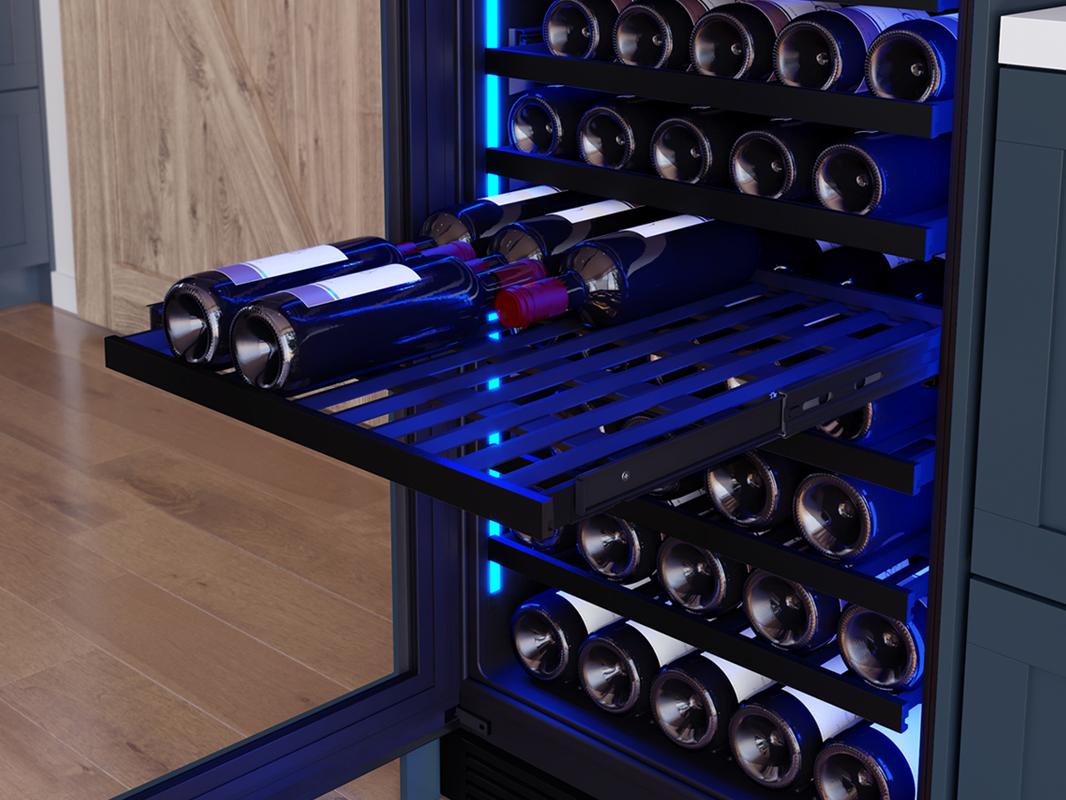 Zephyr PRW24F02CPG 24" Full Size Panel Ready Dual Zone Wine Cooler