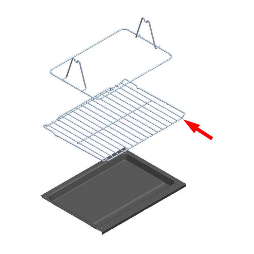 Ilve A09528 Ilve Parts A/095/28 Oven Grill 70