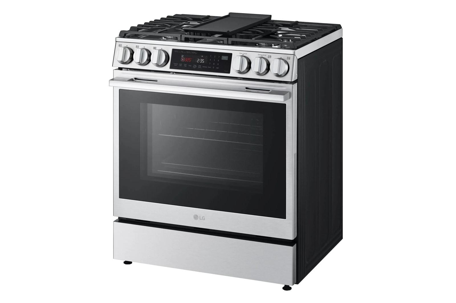 Lg LSGL6335X 6.3 Cu Ft. Smart Gas Slide-In Range Probake Convection® Instaview®, And Air Fry