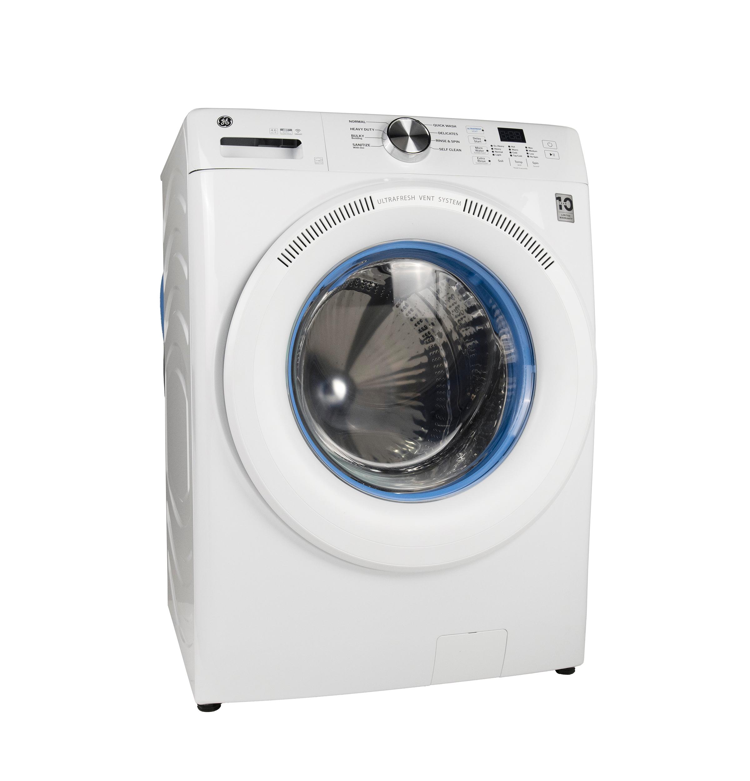 Ge Appliances GFW350SSYWW Ge® Energy Star® 4.6 Cu. Ft. Capacity Smart Front Load Washer With Ultrafresh Vent System With Odorblock™