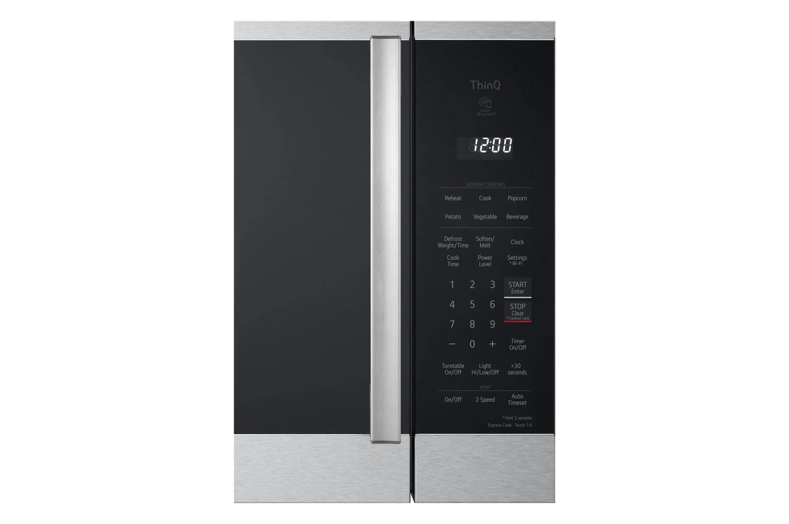Lg MVEM1825X 1.8 Cu. Ft. Smart Over-The-Range Microwave Oven With Easyclean®