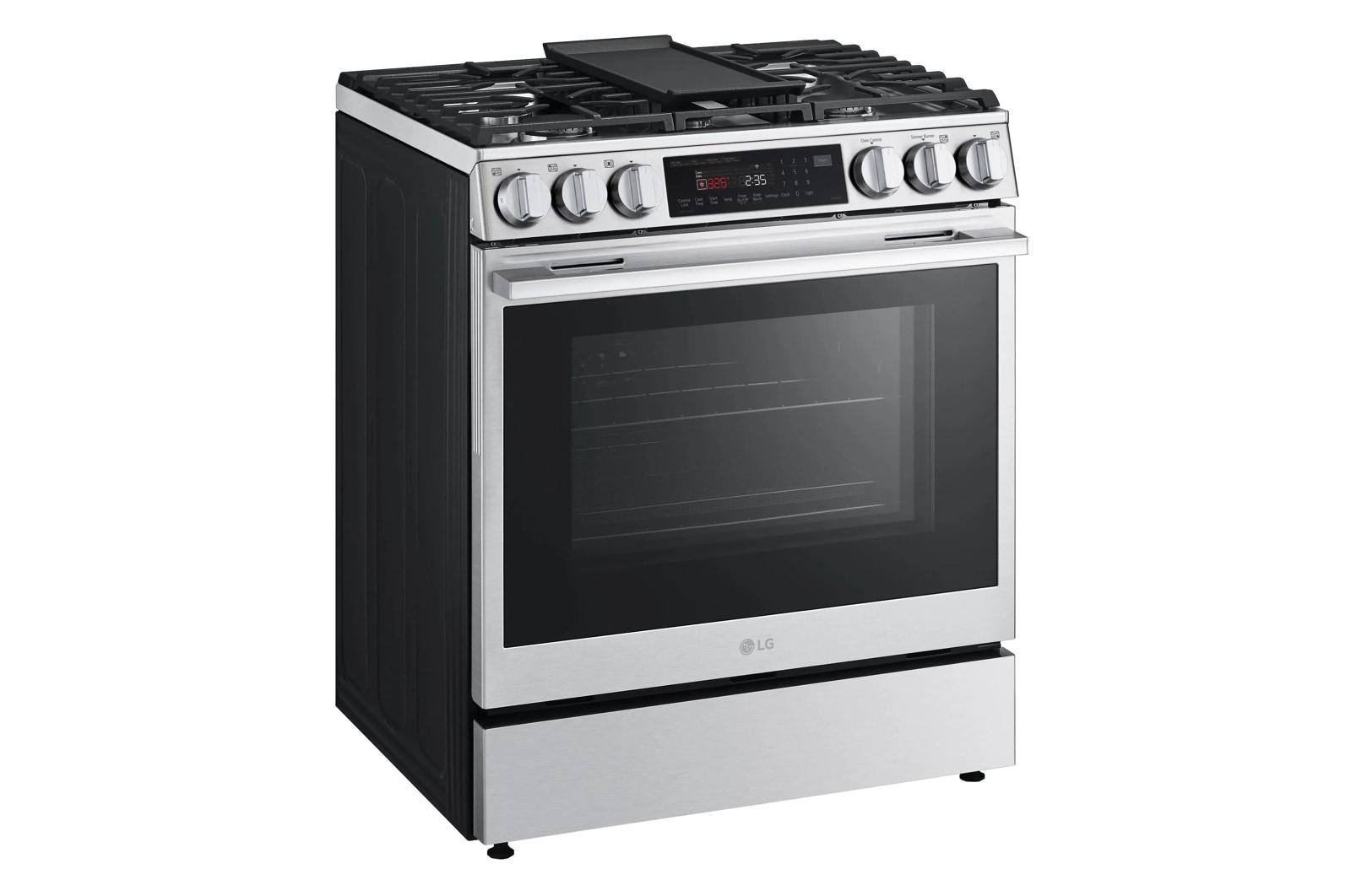 Lg LSGL6335X 6.3 Cu Ft. Smart Gas Slide-In Range Probake Convection® Instaview®, And Air Fry