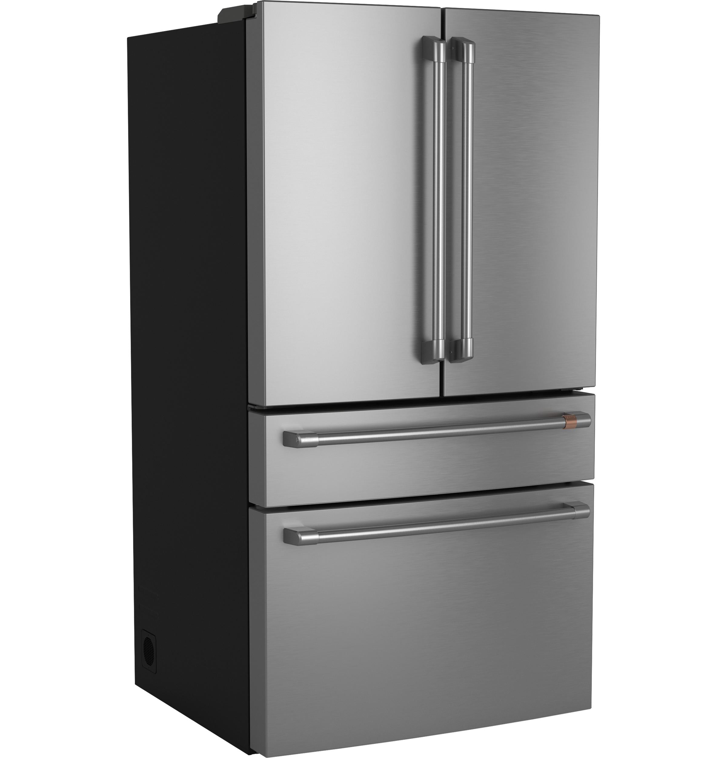 Cafe CJE23DP2WS1 Café™ Energy Star® 23.2 Cu. Ft. Smart Counter-Depth 4-Door French-Door Refrigerator With Dual-Dispense Autofill Pitcher