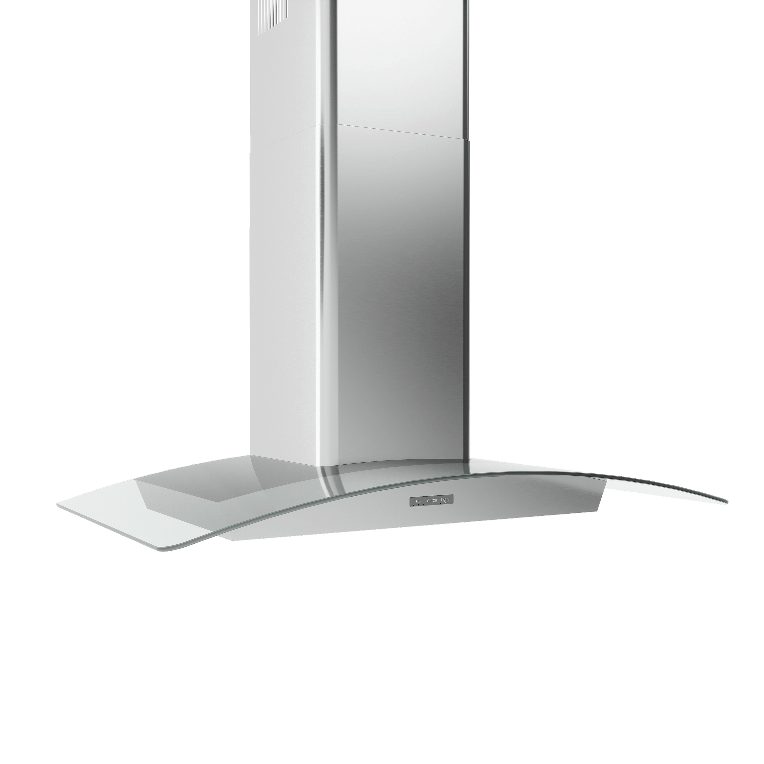 Zephyr BMIE36CG Brisas Curved Glass Chim. Wall, 36