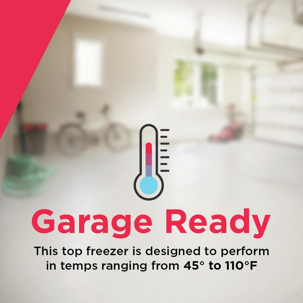 Frigidaire FFHT2045XB 20 Cu. Ft. Garage Ready Top Freezer Refrigerator