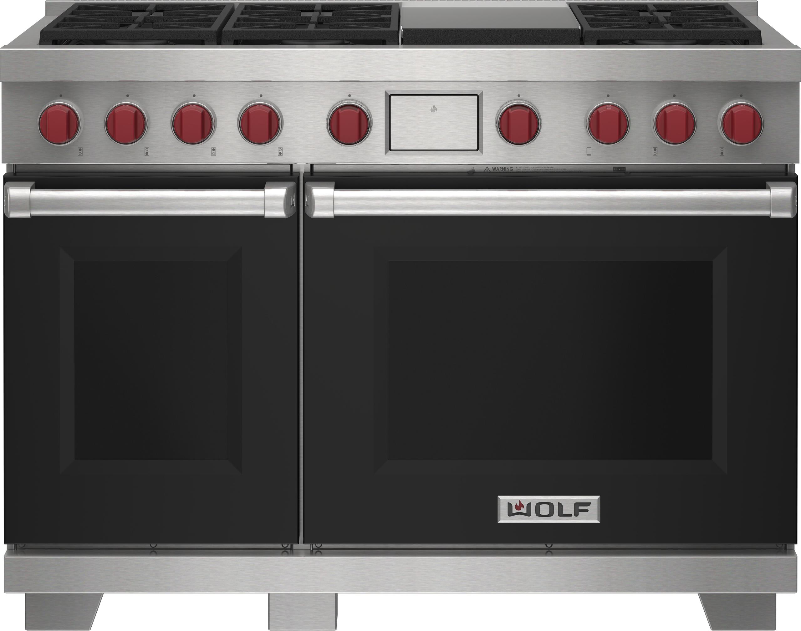 Wolf DF48650GWHP 48" Dual Fuel Range - 6 Burners And Infrared Griddle