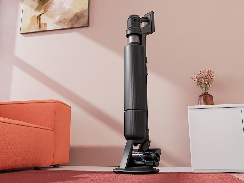 Samsung VS90F40DMK Bespoke Ai Jet™ Ultra Cordless Stick Vacuum With All-In-One Clean Station® And 400Aw Suction Power In Satin Black