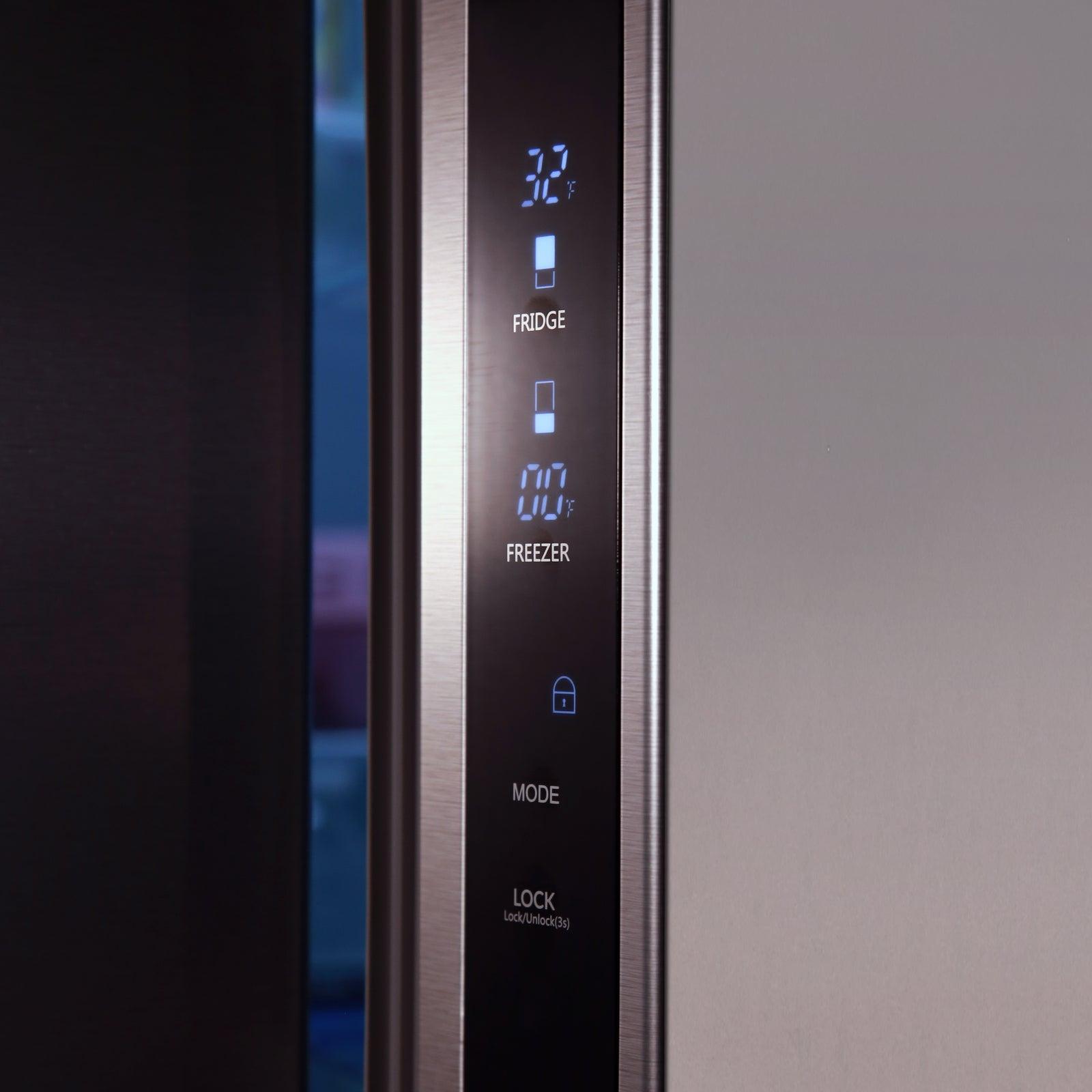 Avanti FFFDS175L3S Avanti Frost Free French Door Refrigerator, 17.5 Cu. Ft. - Stainless Steel / 17.50 Cu. Ft.