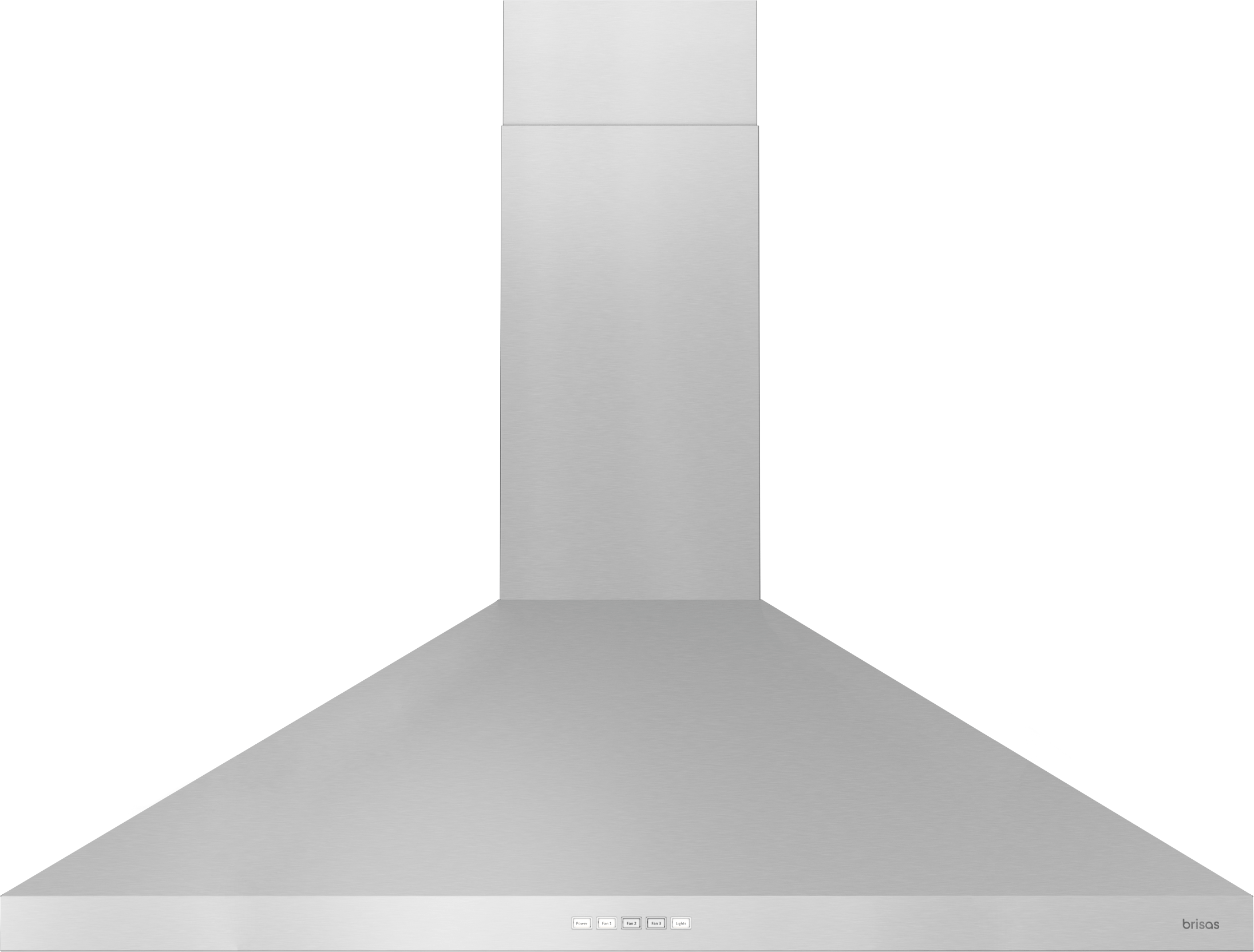Zephyr BVEE36CS Brisas Traditional Pyramid Wall, 36" Ss, Act, Led