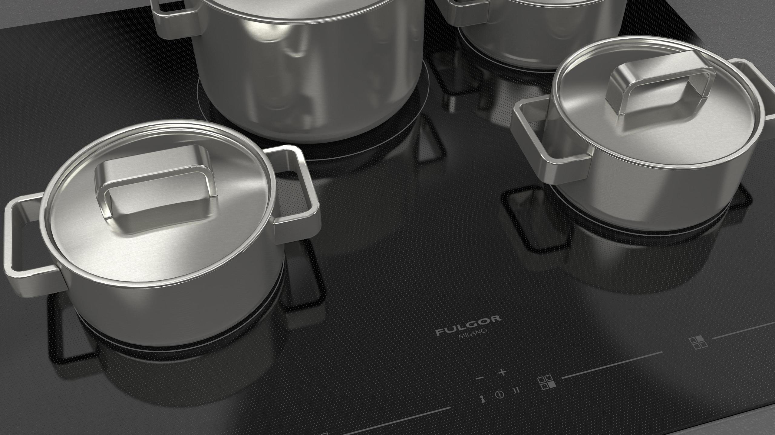 Fulgor Milano F7RT24B1 24" Vetroceramic Cooktop