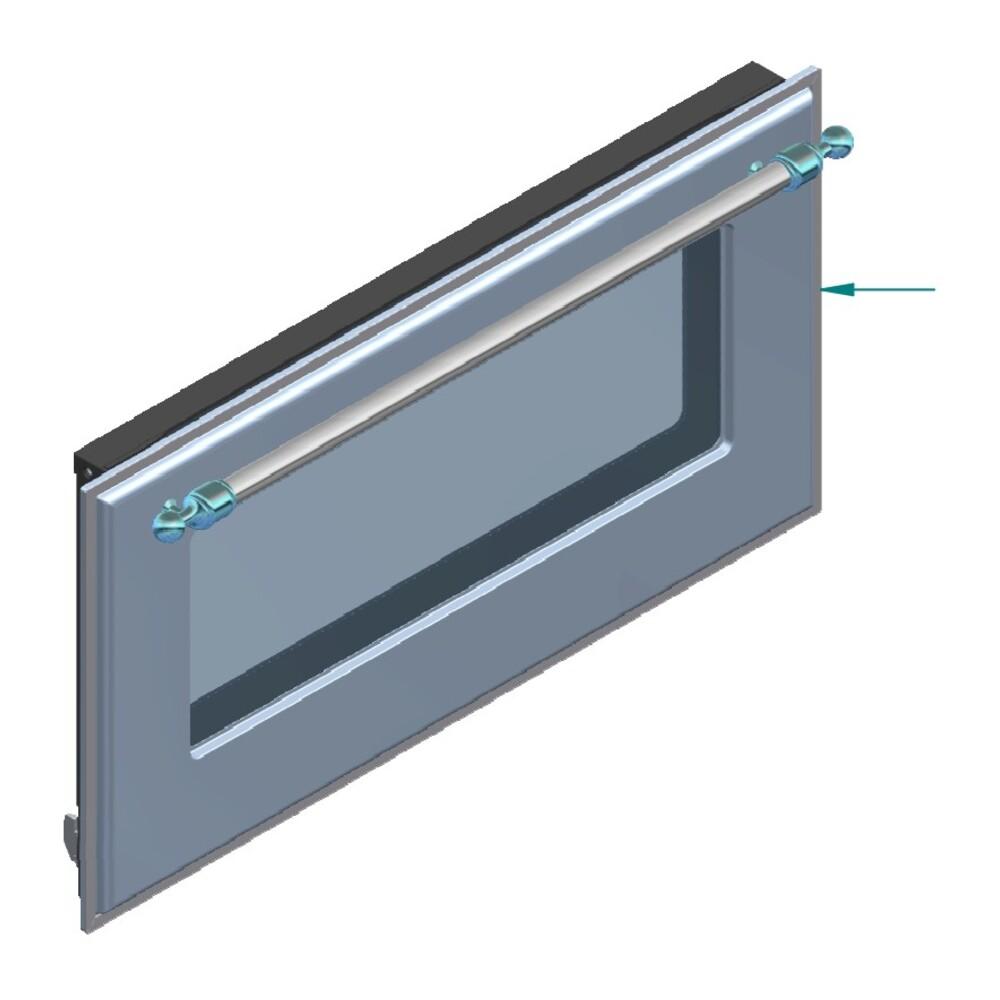 Ilve EG9624005005620 Ilve Parts Eg9624005005620 Complete Triple Glass Door Kit For 60" Range, Uov 80 E3 Ovens (Emerald Green, Copper Trim)