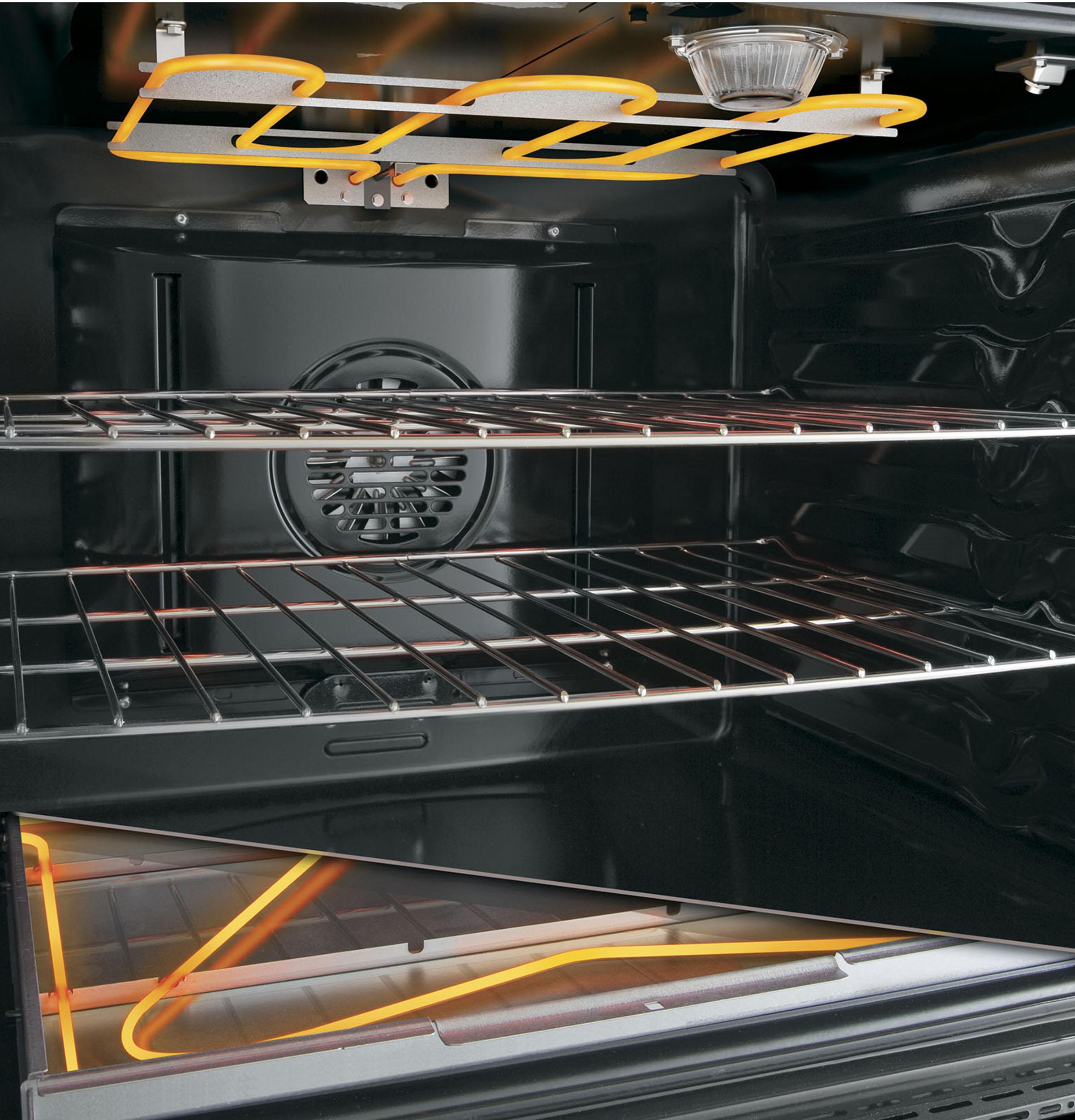 Ge Appliances PB900YVFS Ge Profile™ 30" Smart Free-Standing Electric Convection Fingerprint Resistant Range With No Preheat Air Fry