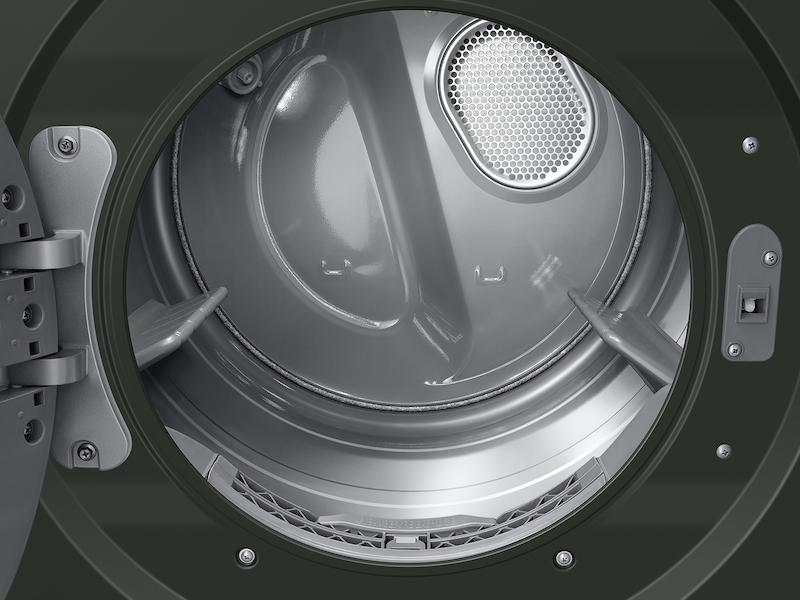 Samsung WH53DBH700GF Bespoke 5.3 Cu. Ft. Ai Laundry Hub™ Ultra Capacity Single Unit Washer With Ai Optiwash™ And 7.6 Cu. Ft. Gas Dryer In Satin Green