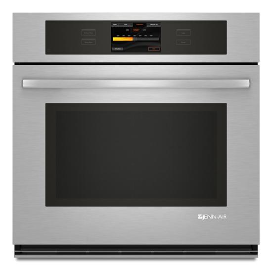Jennair JJW3430WS Stainless Steel Jenn-Air® Single Wall Oven With V2™ Vertical Dual-Fan Convection System, 30"