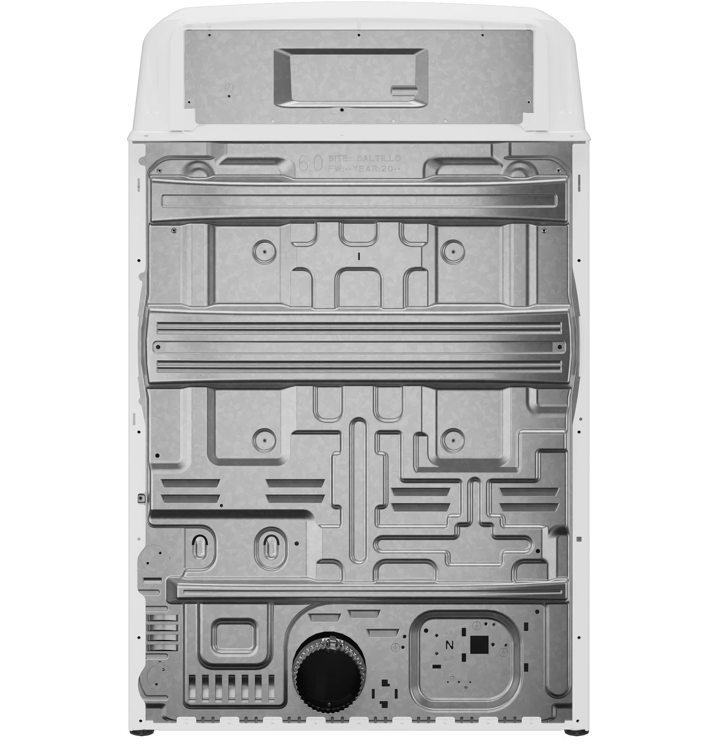 Ge Appliances GTX38GASWWS Ge® 6.2 Cu. Ft. Capacity Gas Dryer With Up To 120 Ft. Venting And Shallow Depth​