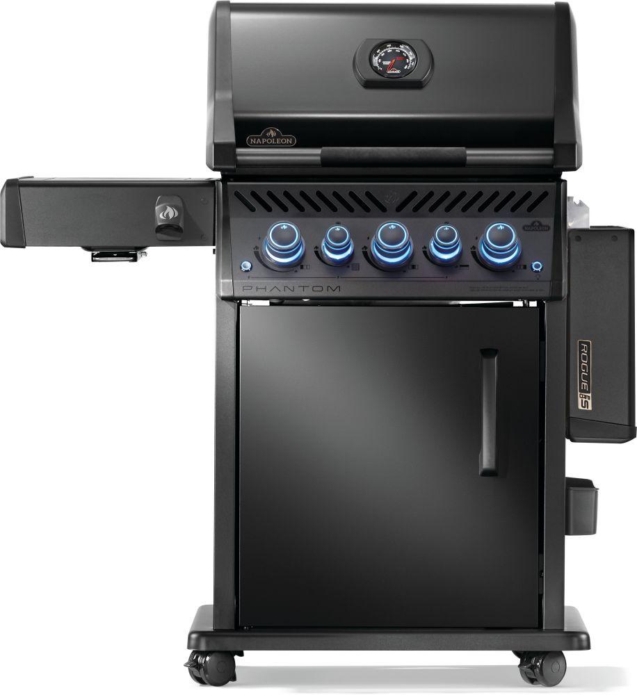 Napoleon Bbq RPS425RSIBPK2PHM Phantom Rogue Pro-S 425 Rsib With Infrared Side And Rear Burner , Propane, Matte/Matt Black