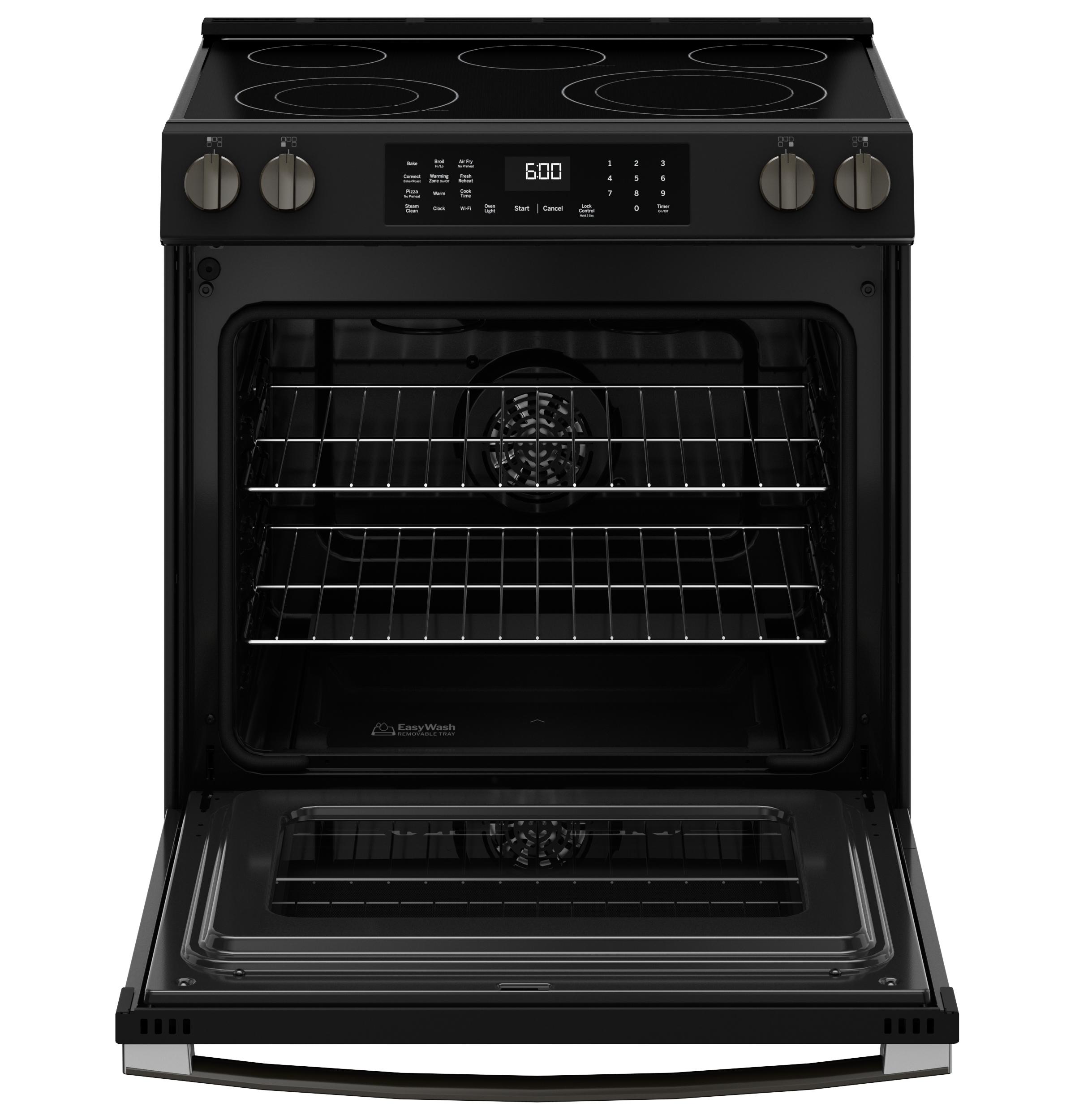 Ge Appliances GRS600AVDS Ge® 30" Slide-In Electric Convection Range With No Preheat Air Fry And Easywash™ Oven Tray