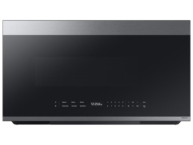 Samsung ME21DG6700SR Bespoke 2.1 Cu. Ft. Over-The-Range Microwave With Auto Dimming Glass Touch Controls In Fingerprint Resistant Stainless Steel