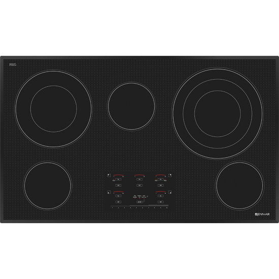 Jennair JEC4536YB Electric Radiant Cooktop With Electronic Touch Control, 36