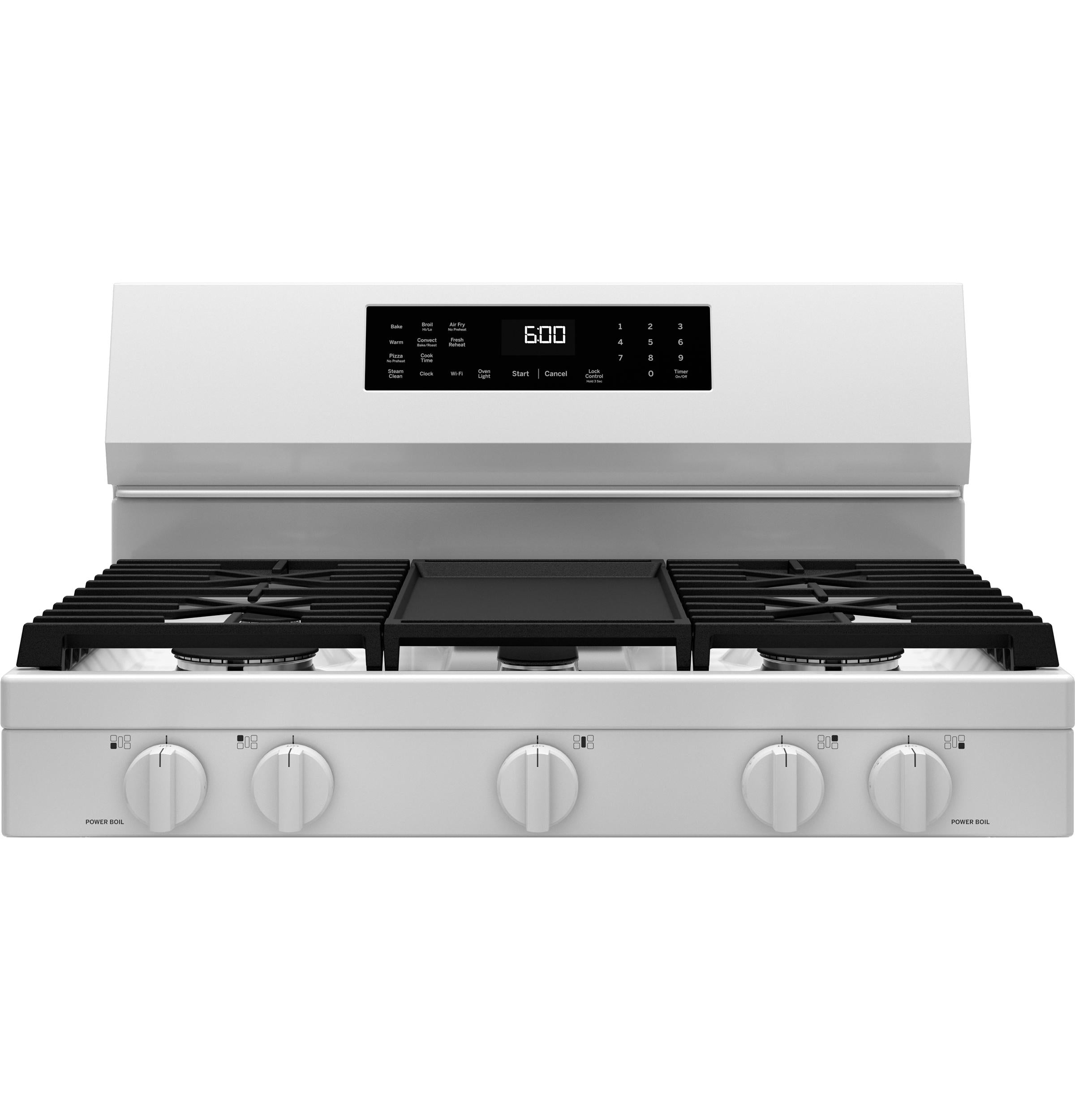Ge Appliances GGF600AVWW Ge® 30" Free-Standing Gas Convection Range With No Preheat Air Fry And Easywash™ Oven Tray