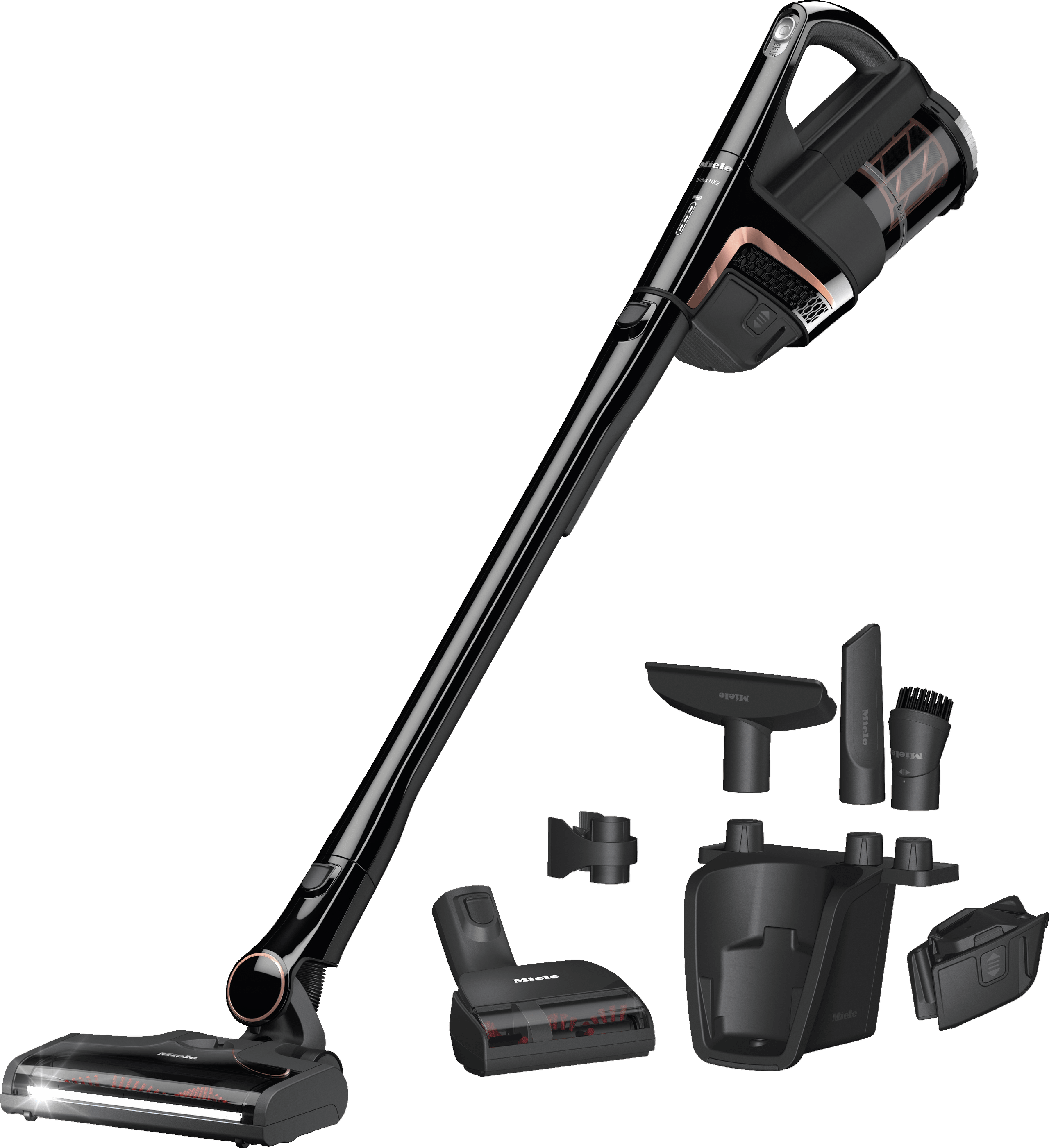 Miele TRIFLEX HX2 RUNNER OBSIDIAN BLACK Triflex Hx2 Runner - Cordless Stick Vacuum Cleaner Consistently High Suction Power Up To 60+60 Min Runtime Automatic Floor Detection