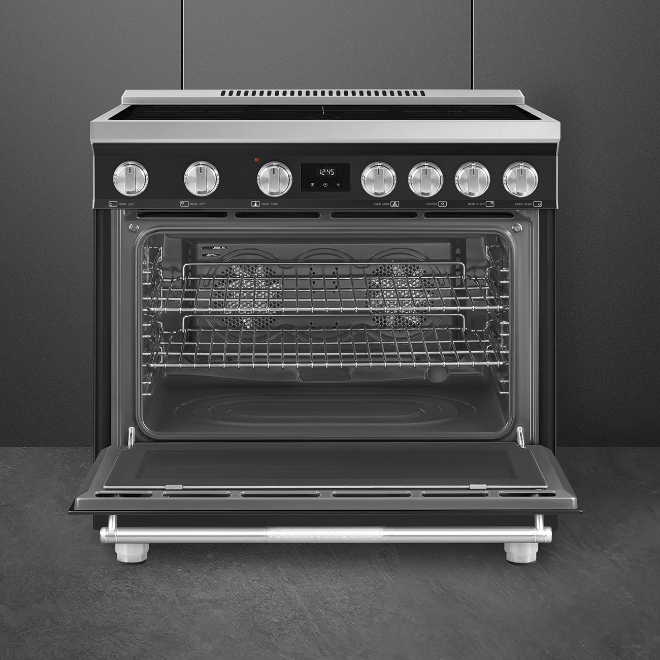 Smeg SPR36UIMAN Range Matt Black Spr36Uiman