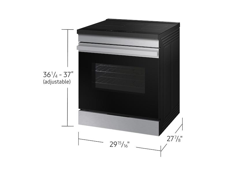 Samsung NSI6DG9300SR Bespoke 6.3 Cu. Ft. Smart Slide-In Induction Range With Anti-Scratch Glass Cooktop & Air Fry In Stainless Steel