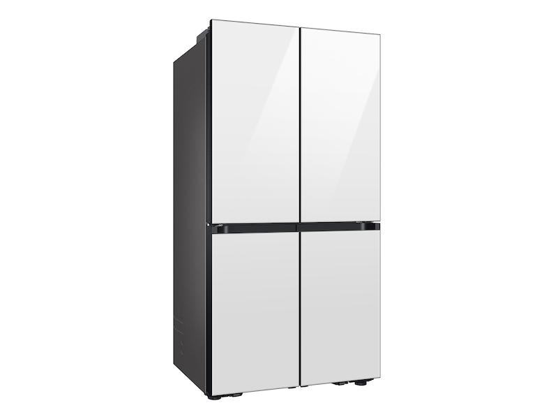 Samsung RF29DB960012 Bespoke 4-Door Flex™ Refrigerator (29 Cu. Ft.) With Beverage Center™ In White Glass - (With Customizable Door Panel Colors)