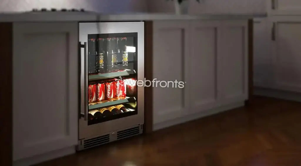 Xo Appliance XOU24BCGBSL Beverage Center 24" Black Stainless Lh