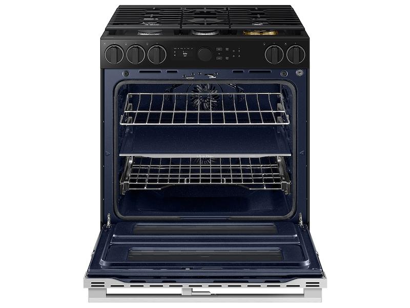 Samsung NSG6DG8550SR Bespoke Smart Slide-In Gas Range 6.0 Cu. Ft. With Flex Duo™ & Illuminated Precision Knobs In Stainless Steel