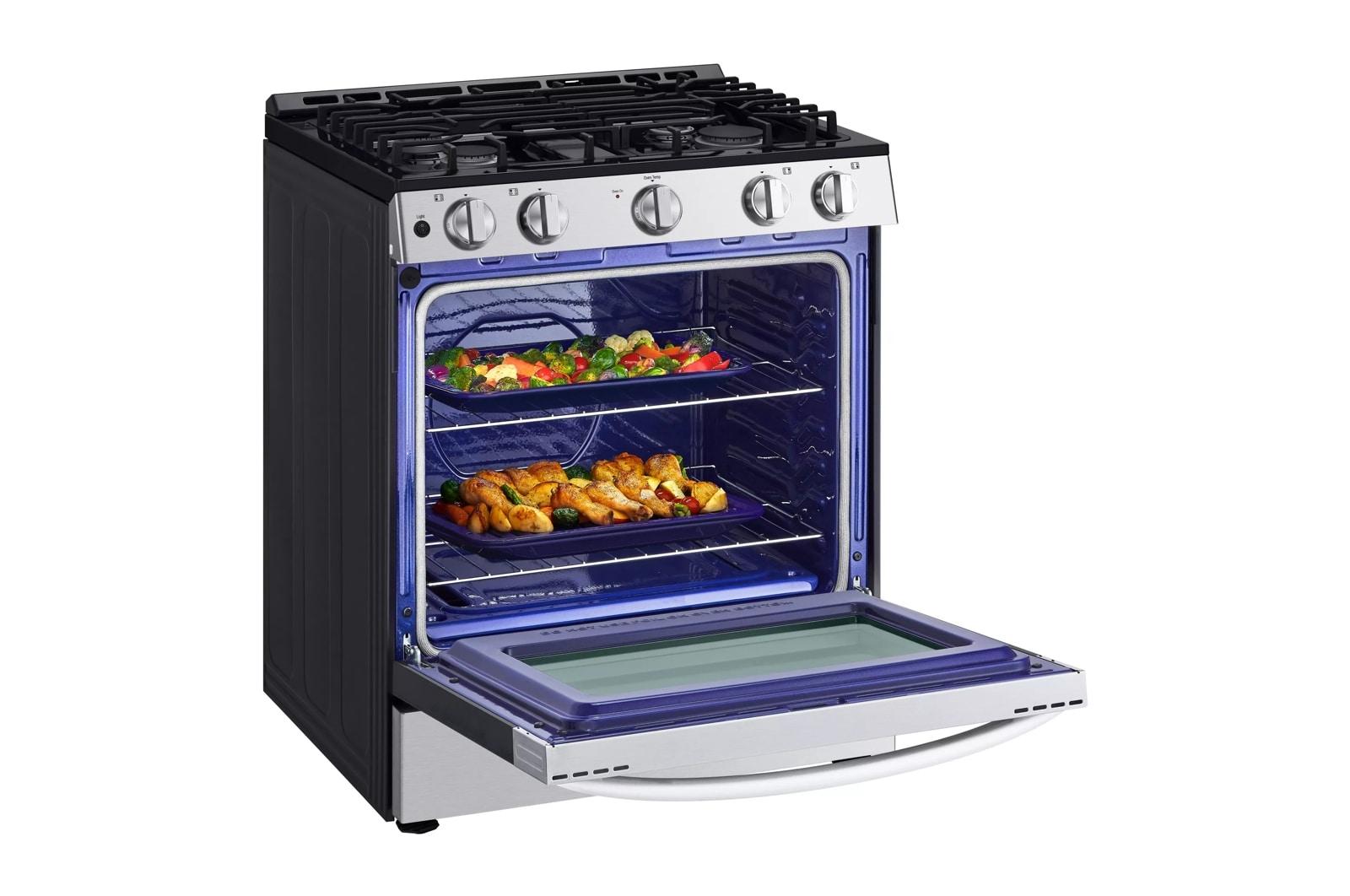 Lg LSGL5830S 5.8 Cu. Ft. Gas Slide-In Range With Easyclean®