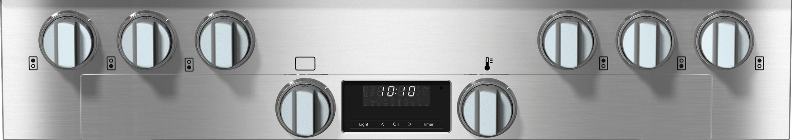 Miele HR11343GAG Hr 1134-3 G Ag - 36" Range All Gas With Directselect, Twin Convection Fans And M Pro Dual Stacked Burners
